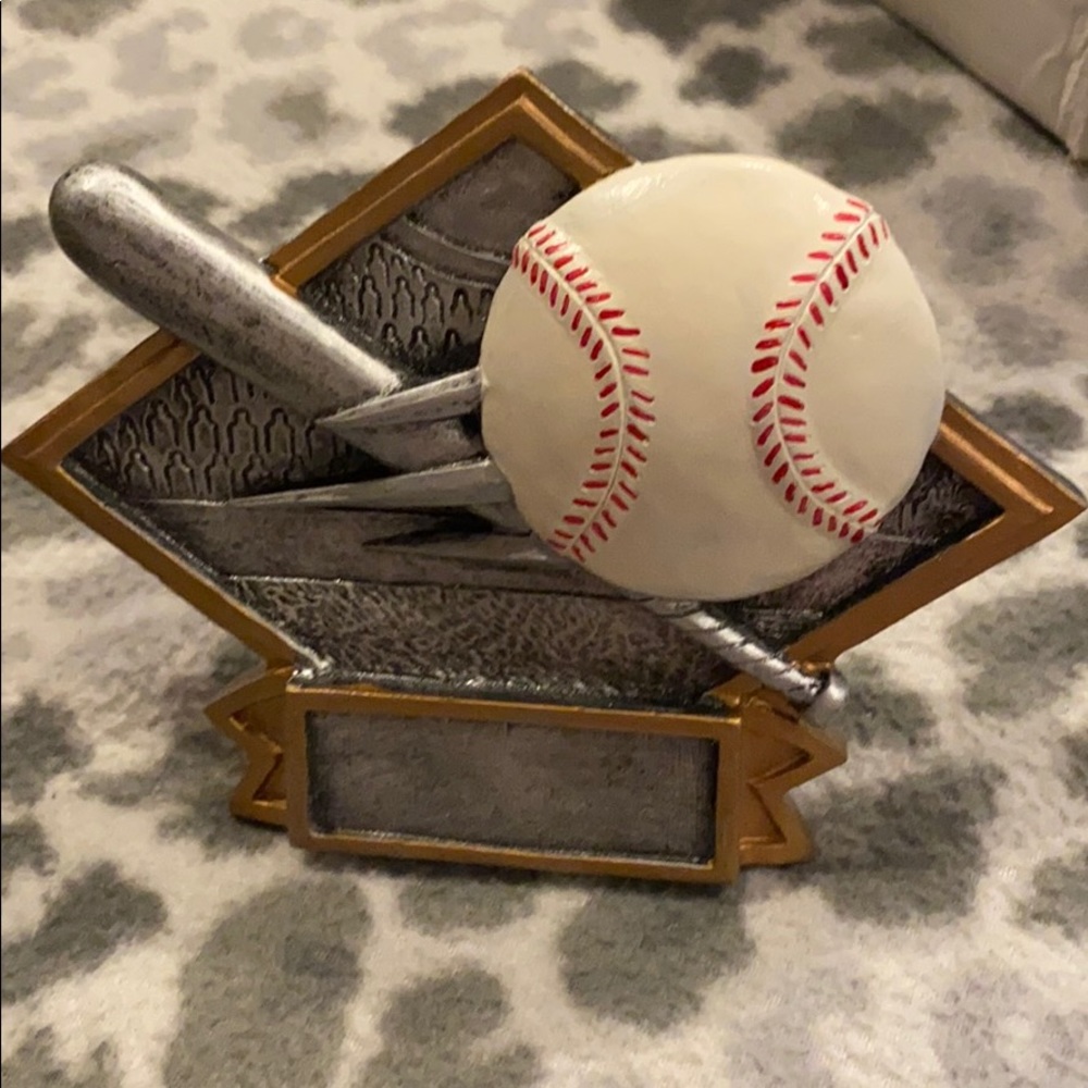 Baseball Diamond Resin Trophy
